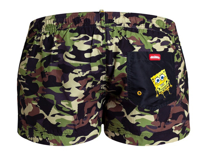 Plavky AussieBum SpongeBob Camo Green2